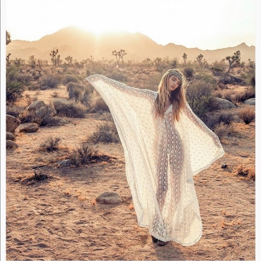 Boho Sexy Festival Beach Kaftan Bikini Cover Up